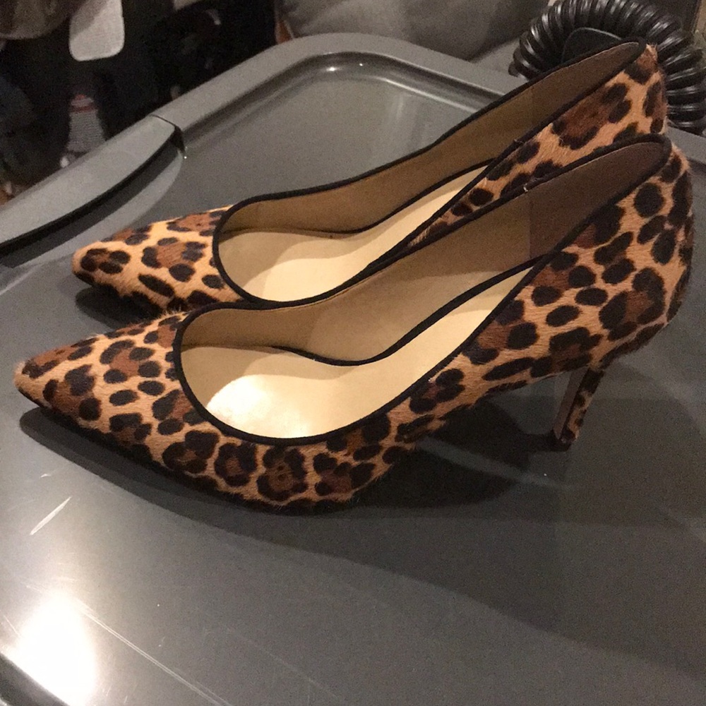 Leopard print heels